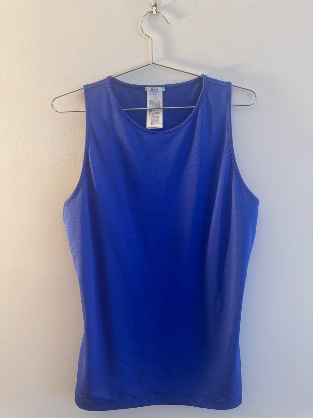 Wolford Workout The Active Blue Vest Tank Size Large